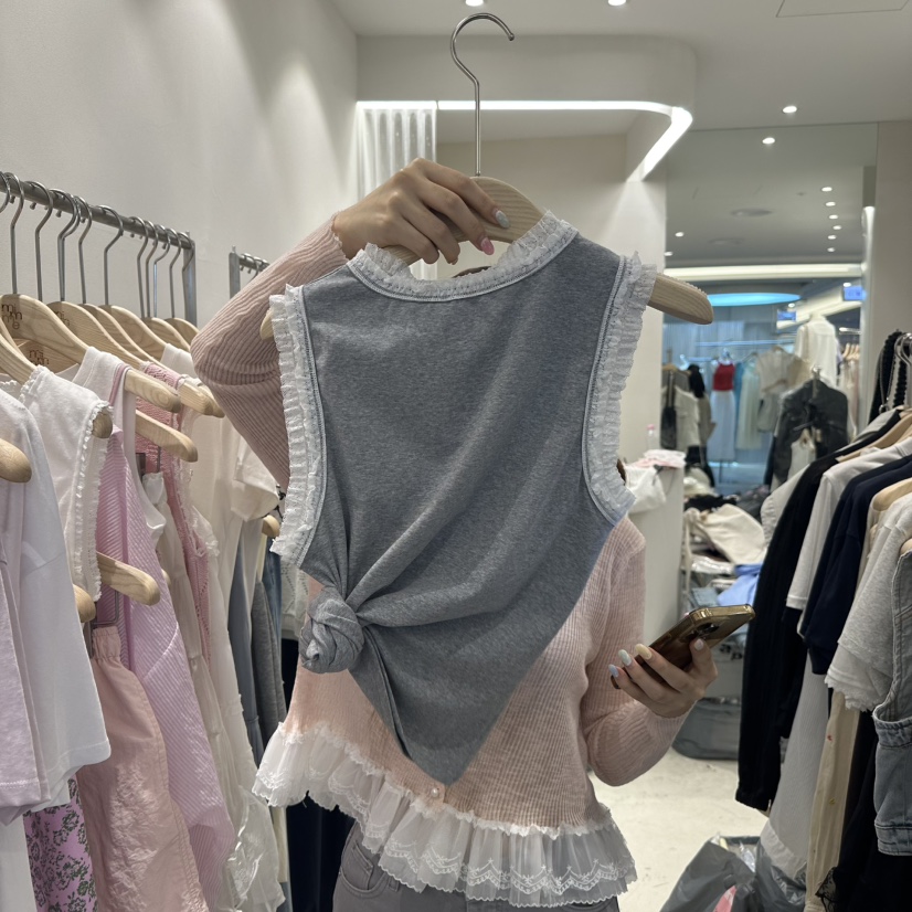 MIMME韓國㊣直郵東大門代購女裝新品25春夏推薦休閑吊帶背心MIMME吊帶/背心