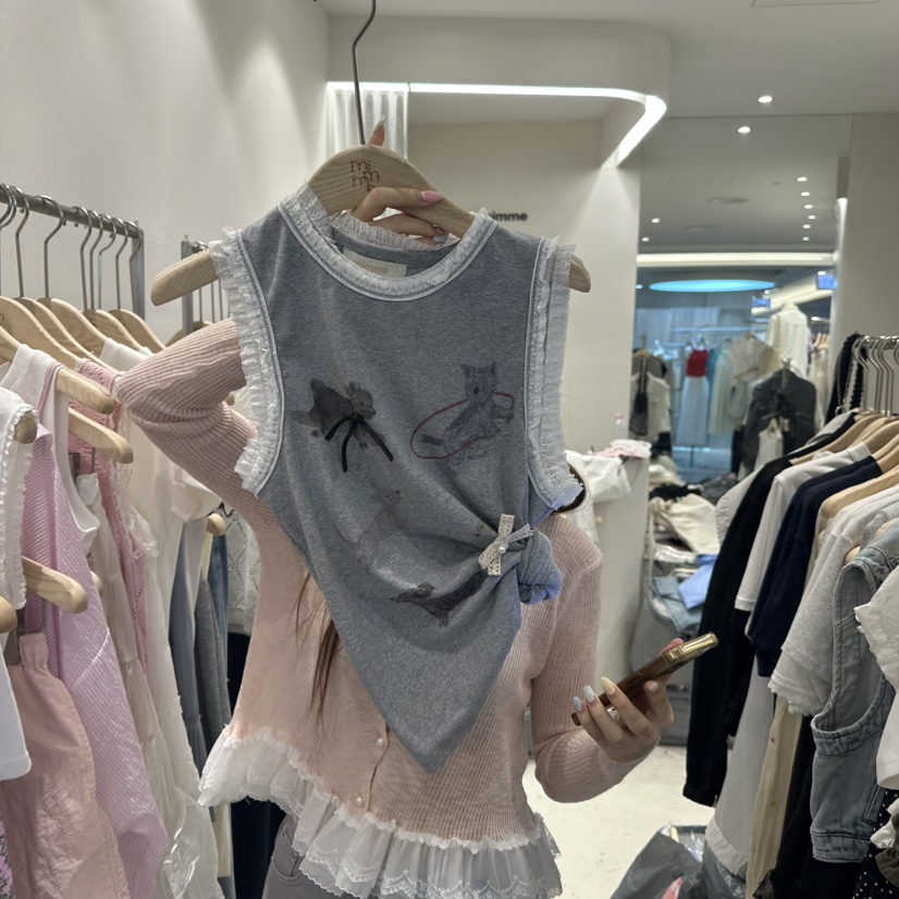 MIMME韓國㊣直郵東大門代購女裝新品25春夏推薦休閑吊帶背心MIMME吊帶/背心圖色2