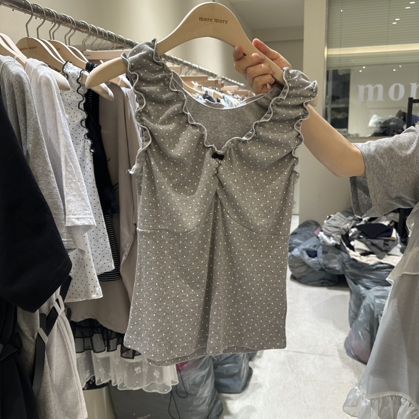 MOREMORE直郵韓國代購㊣女裝新款熱賣人氣推薦時尚吊帶背心more more吊帶/背心圖色3