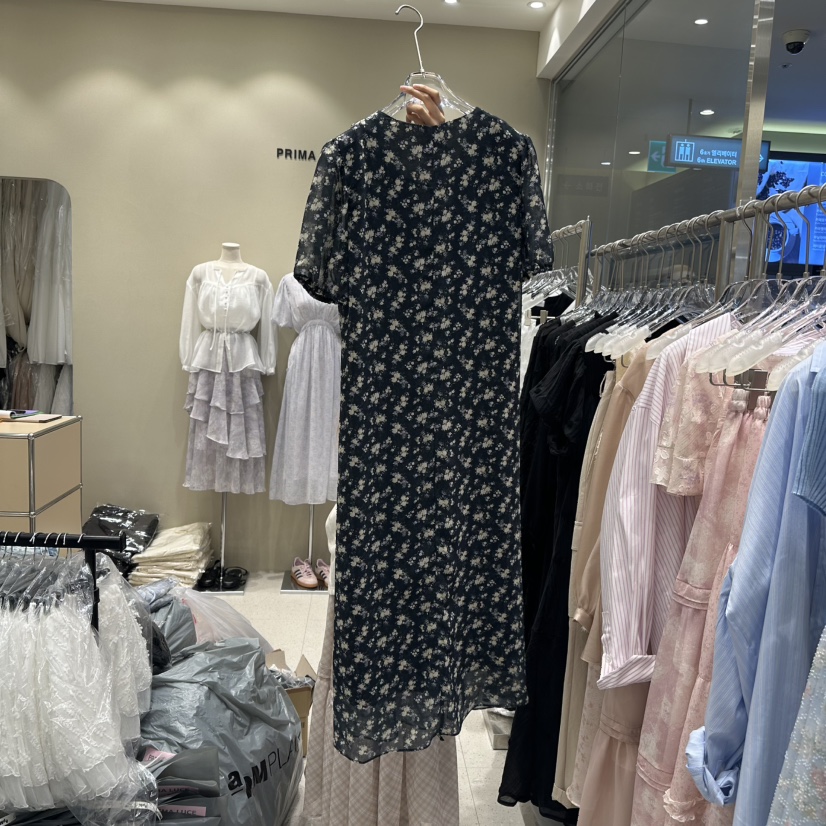 PRIMA LUCE韓國直郵㊣女裝新款25春夏時尚休閑人氣推薦連衣裙CHARLOTTE連衣裙