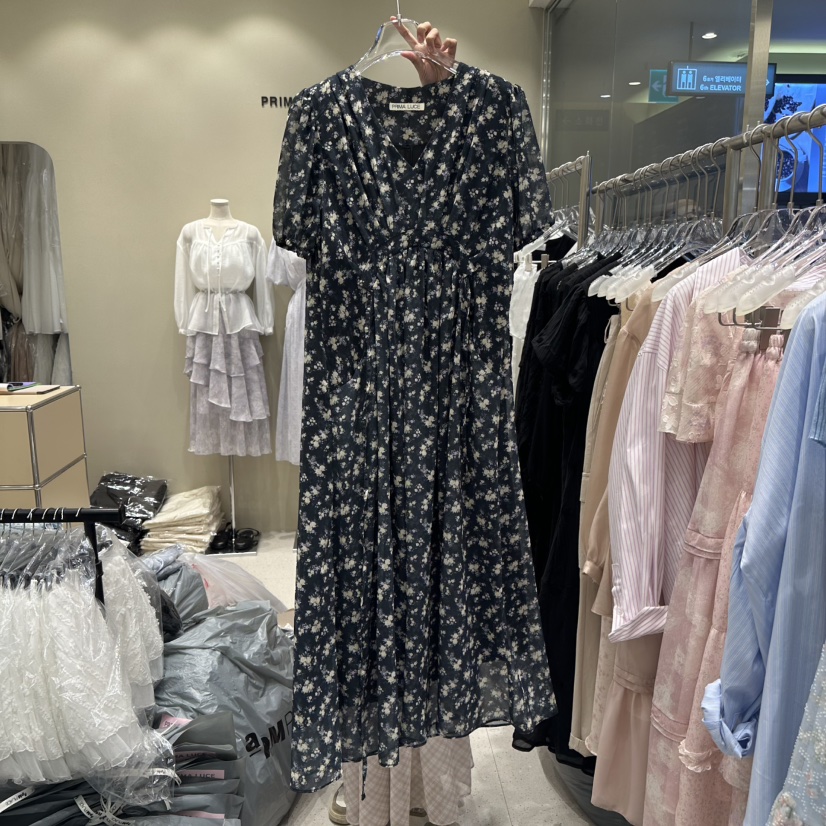 PRIMA LUCE韓國直郵㊣女裝新款25春夏時尚休閑人氣推薦連衣裙CHARLOTTE連衣裙圖色2