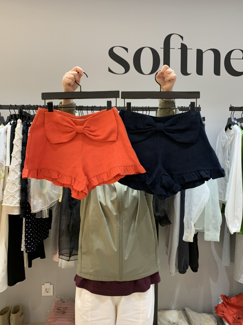 SOFTNESS直郵韓國代購㊣女裝新品人氣熱賣25春夏休閑推薦短褲Softness/Cosmic短褲