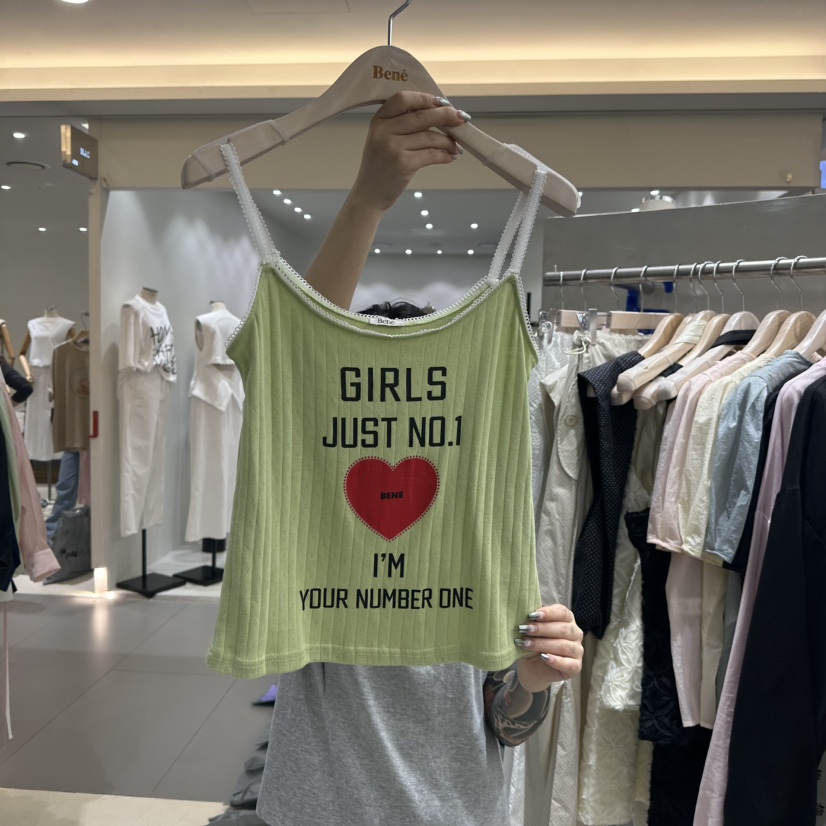 BENE直郵韓國代購㊣女裝新款時尚熱賣休閑人氣推薦吊帶背心BENE吊帶/背心圖色4