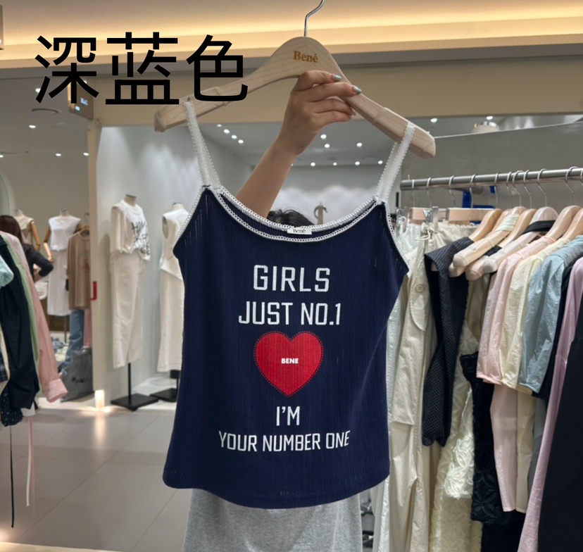 BENE直郵韓國代購㊣女裝新款時尚熱賣休閑人氣推薦吊帶背心BENE吊帶/背心圖色5