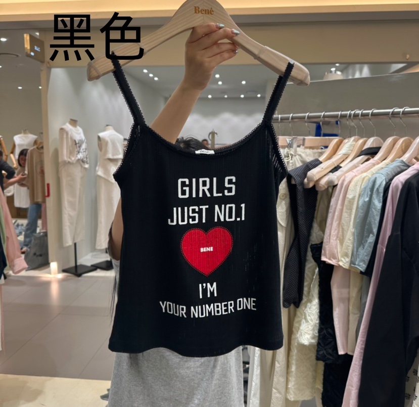 BENE直郵韓國代購㊣女裝新款時尚熱賣休閑人氣推薦吊帶背心BENE吊帶/背心圖色6