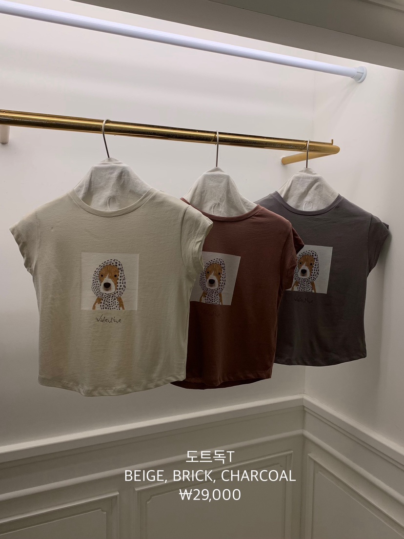 ETER韓國直郵㊣東大門實拍女裝新款休閑時尚推薦人氣25春夏T恤eter/VERSOT恤