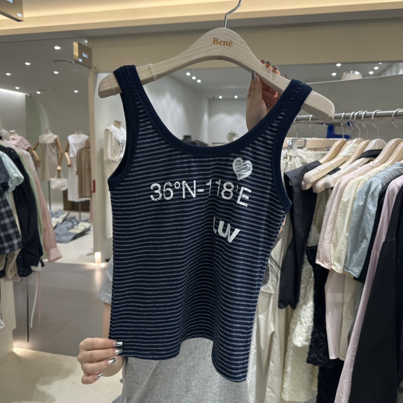 BENE韓國直郵㊣東大門實拍女裝新款熱賣人氣25春夏吊帶背心BENE吊帶/背心