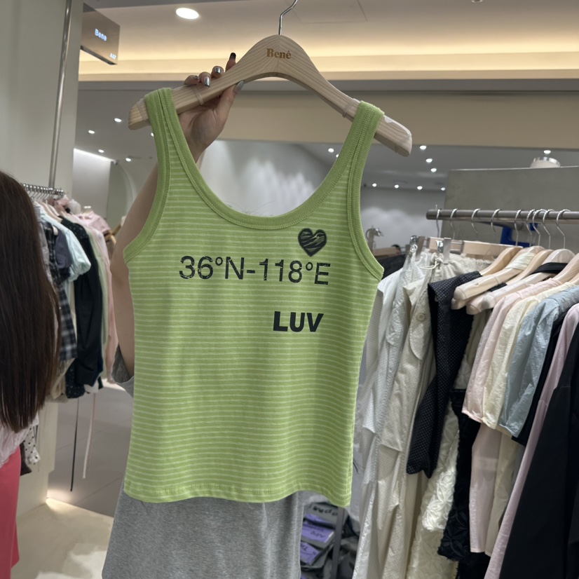 BENE韓國直郵㊣東大門實拍女裝新款熱賣人氣25春夏吊帶背心BENE吊帶/背心圖色2