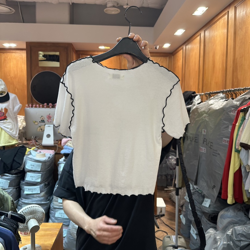 GARMENT-P直郵韓國代購㊣女裝新款25春夏人氣時尚休閑推薦T恤GARMENTT恤
