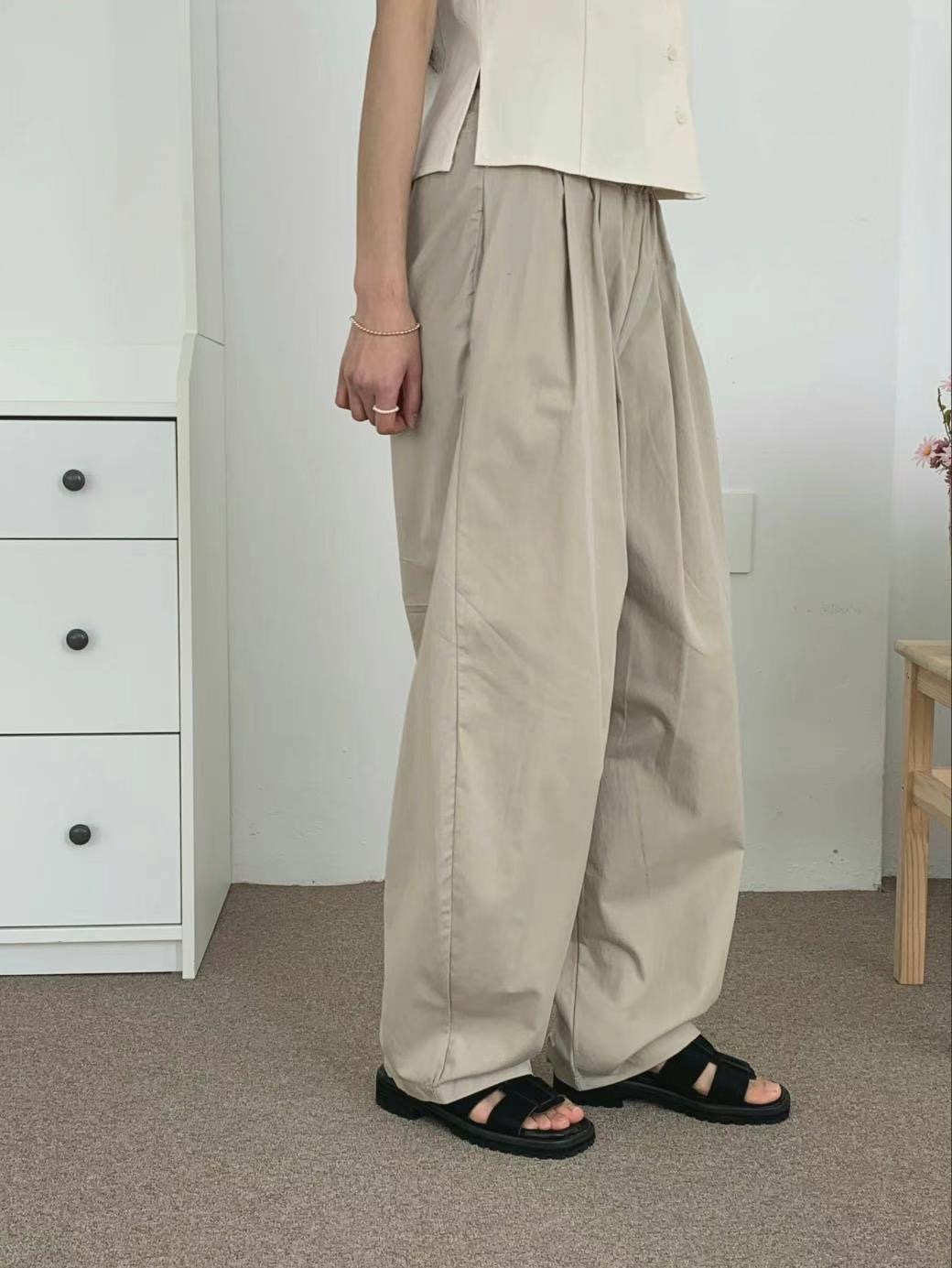 THEMAIN韓國㊣直郵東大門代購女裝新款休閑時尚推薦25春夏休閑褲THEMAIN休閑褲