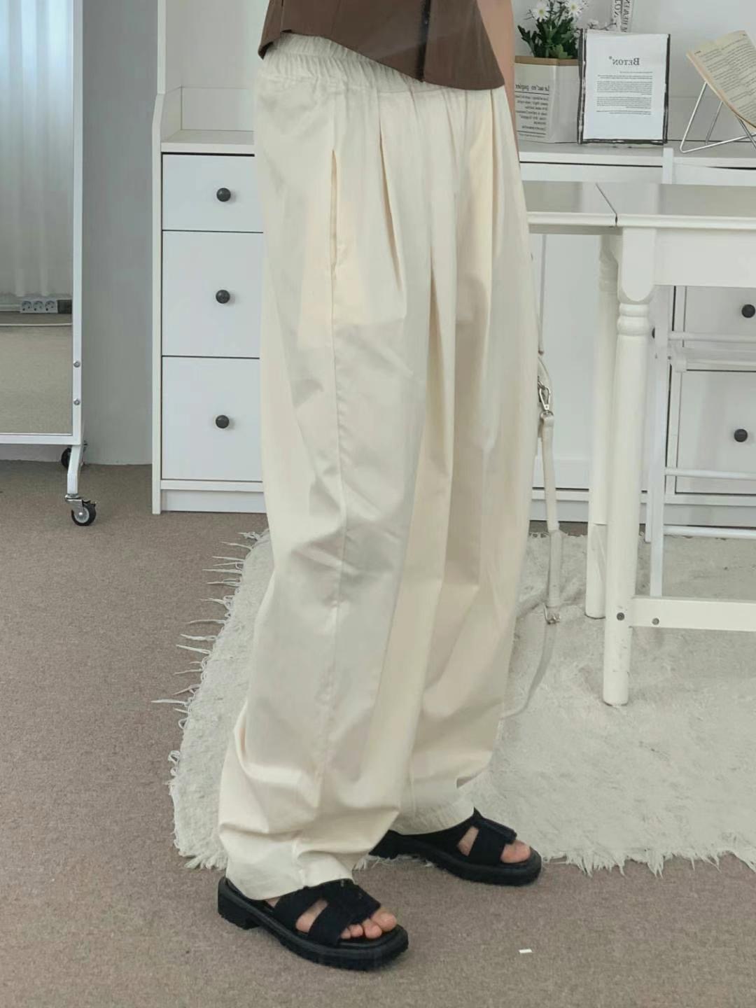 THEMAIN韓國㊣直郵東大門代購女裝新款休閑時尚推薦25春夏休閑褲THEMAIN休閑褲