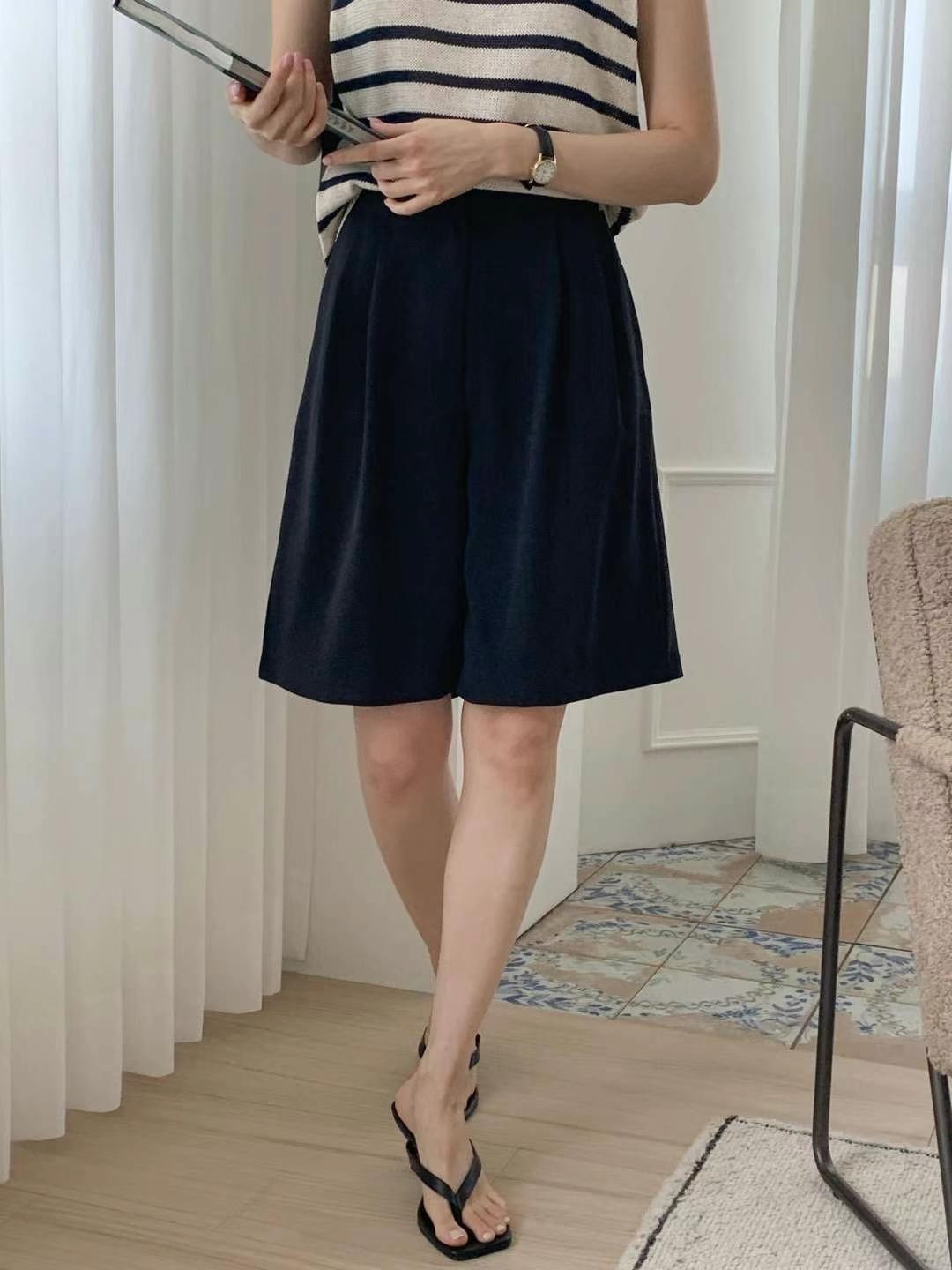 OHNLE韓國直郵㊣東大門實拍女裝新款推薦25春夏休閑人氣短褲OHNLE短褲圖色2