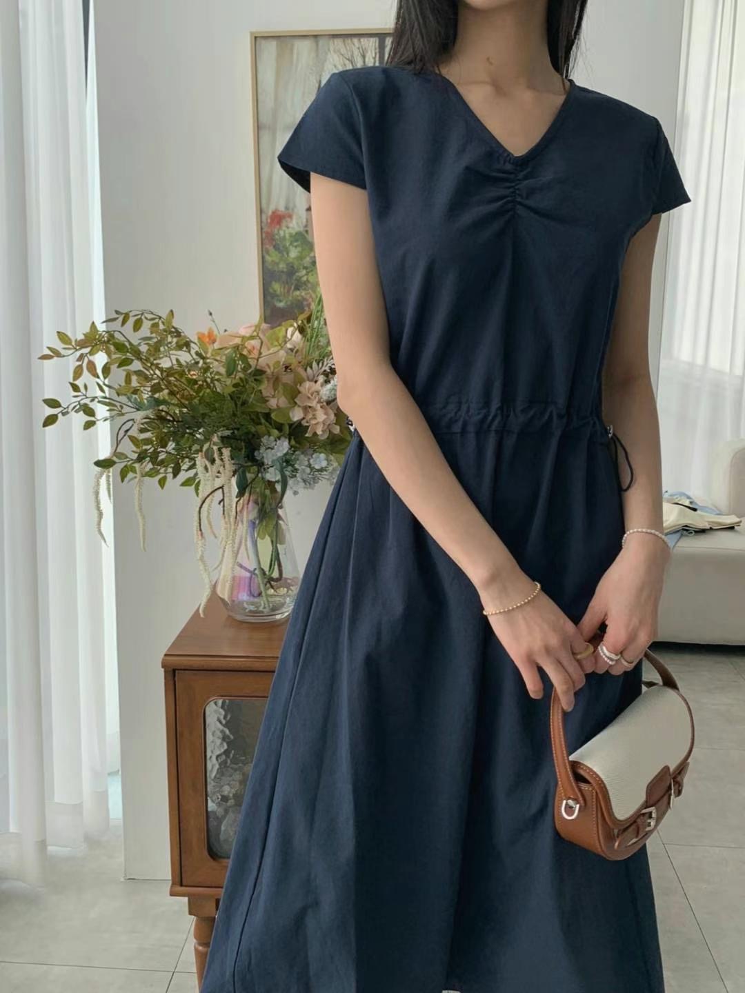 THEMAIN韓國㊣直郵東大門代購女裝新款休閑25春夏推薦連衣裙THEMAIN連衣裙