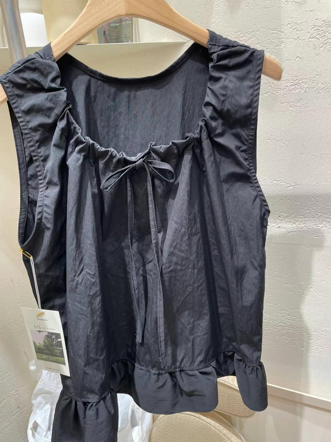 THEMAIN韓國㊣直郵東大門代購女裝新品熱賣推薦休閑吊帶背心THEMAIN吊帶/背心圖色2