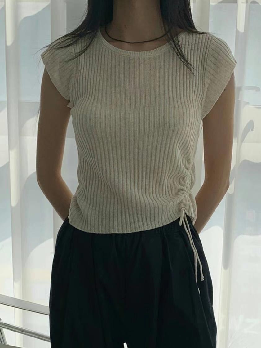 THEMAIN韓國㊣直郵東大門代購女裝新款時尚25春夏人氣針織衫THEMAIN針織衫