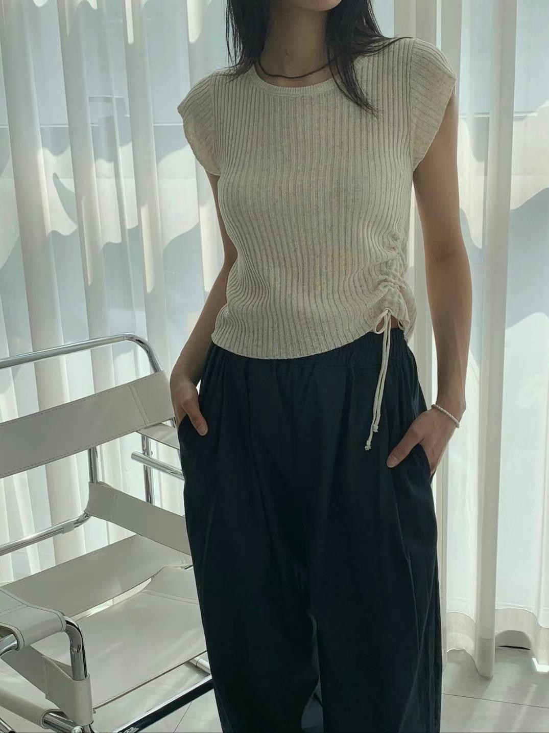 THEMAIN韓國㊣直郵東大門代購女裝新款時尚25春夏人氣針織衫THEMAIN針織衫