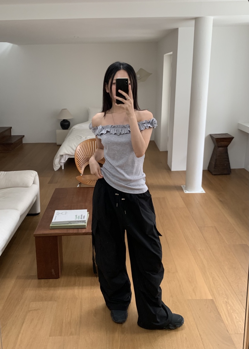 MURMUR直郵韓國代購㊣女裝新品熱賣人氣休閑25春夏時尚休閑褲MURMUR休閑褲