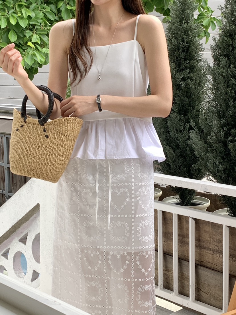 RE:OPENING韓國直郵㊣東大門實拍女裝新款時尚人氣吊帶背心RE:OPENING吊帶/背心