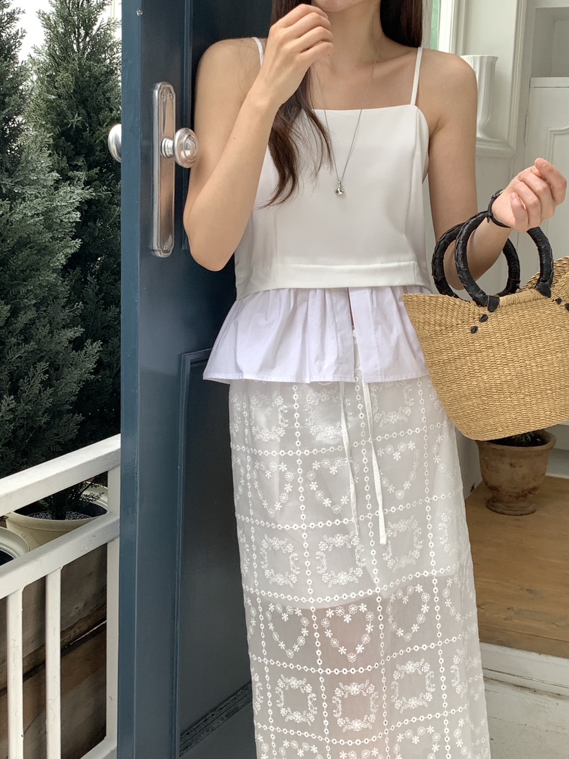 RE:OPENING韓國直郵㊣東大門實拍女裝新款時尚人氣吊帶背心RE:OPENING吊帶/背心