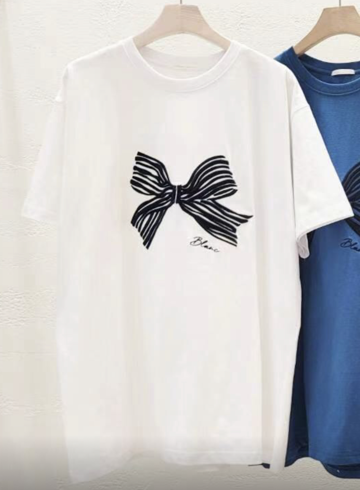 OBLANC韓國直郵㊣東大門實拍女裝新品人氣熱賣推薦休閑25春夏T恤OBLANCT恤圖色1