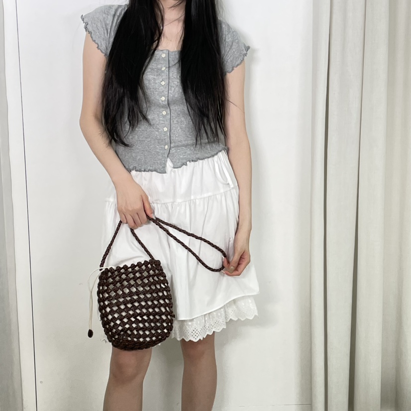 J PLACE直郵韓國代購㊣女裝新款25春夏休閑熱賣單肩斜跨包J PLACE單肩/斜跨包