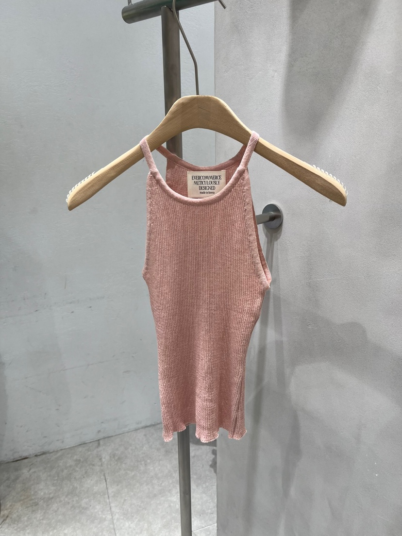 EVERCOMMERCE METICULOUSLY DESIGNED韓國㊣直郵東大門代購女裝新款休閑吊帶背心亞麻EVERCOMMERCE METICULOUSLY DESIGNED吊帶/背心圖色3