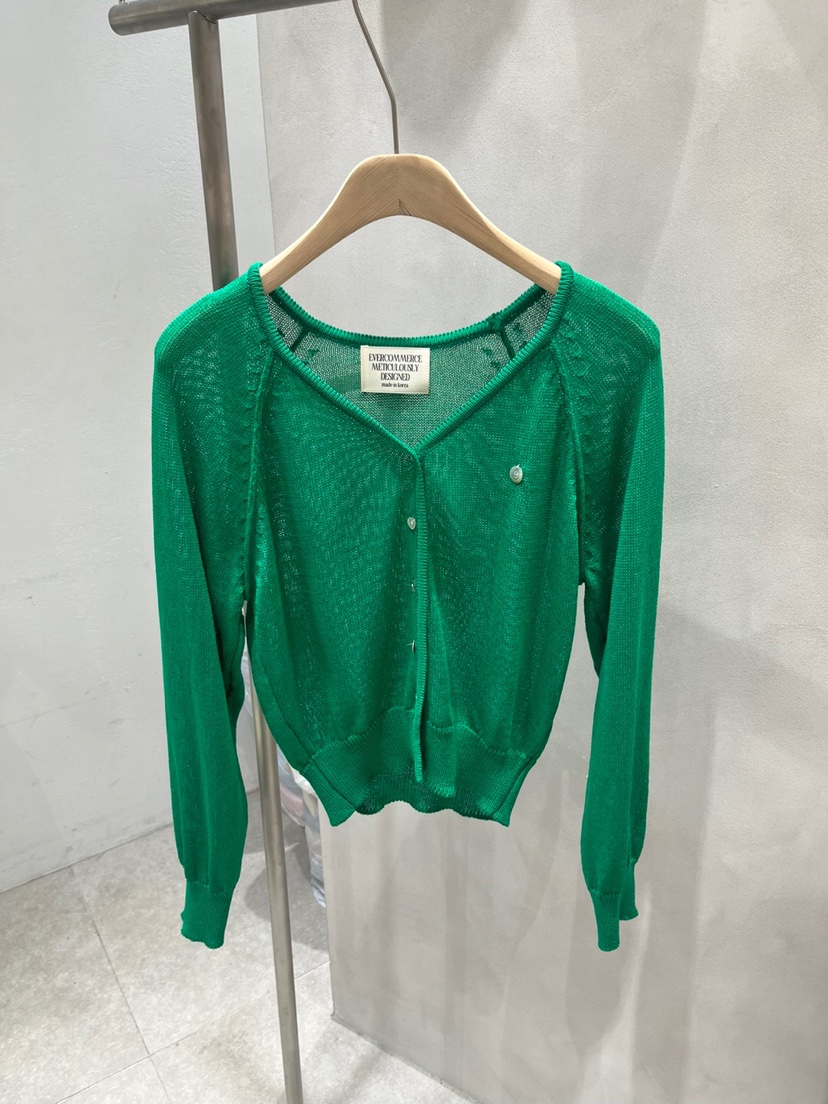 EVERCOMMERCE METICULOUSLY DESIGNED韓國直郵㊣東大門實拍女裝新款人氣針織衫開衫EVERCOMMERCE METICULOUSLY DESIGNED針織衫圖色3