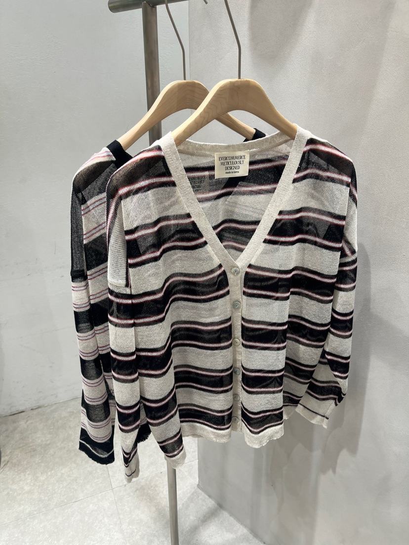 EVERCOMMERCE METICULOUSLY DESIGNED韓國直郵㊣東大門實拍女裝新款推薦針織衫亞麻布EVERCOMMERCE METICULOUSLY DESIGNED針織衫