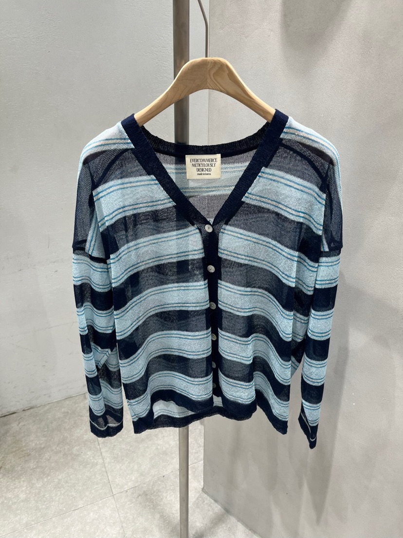 EVERCOMMERCE METICULOUSLY DESIGNED韓國直郵㊣東大門實拍女裝新款推薦針織衫亞麻布EVERCOMMERCE METICULOUSLY DESIGNED針織衫圖色3