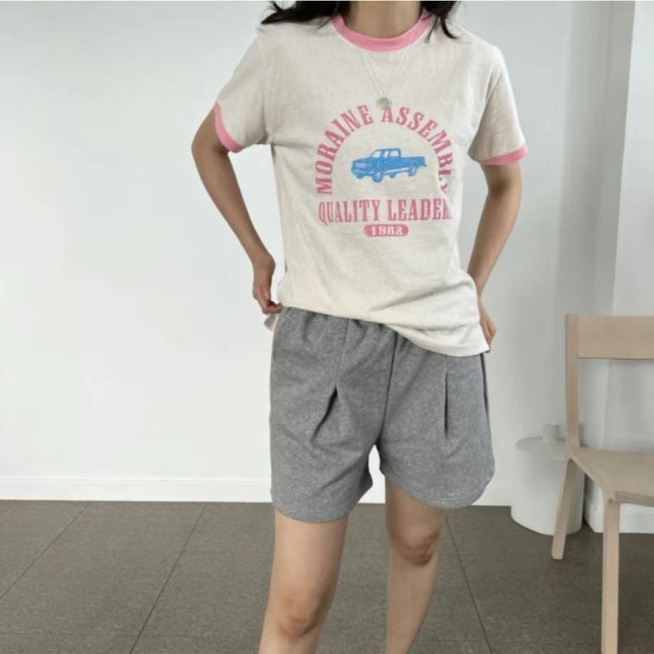 OBLANC韓國直郵㊣東大門實拍女裝新品時尚推薦25春夏短褲棉質OBLANC短褲