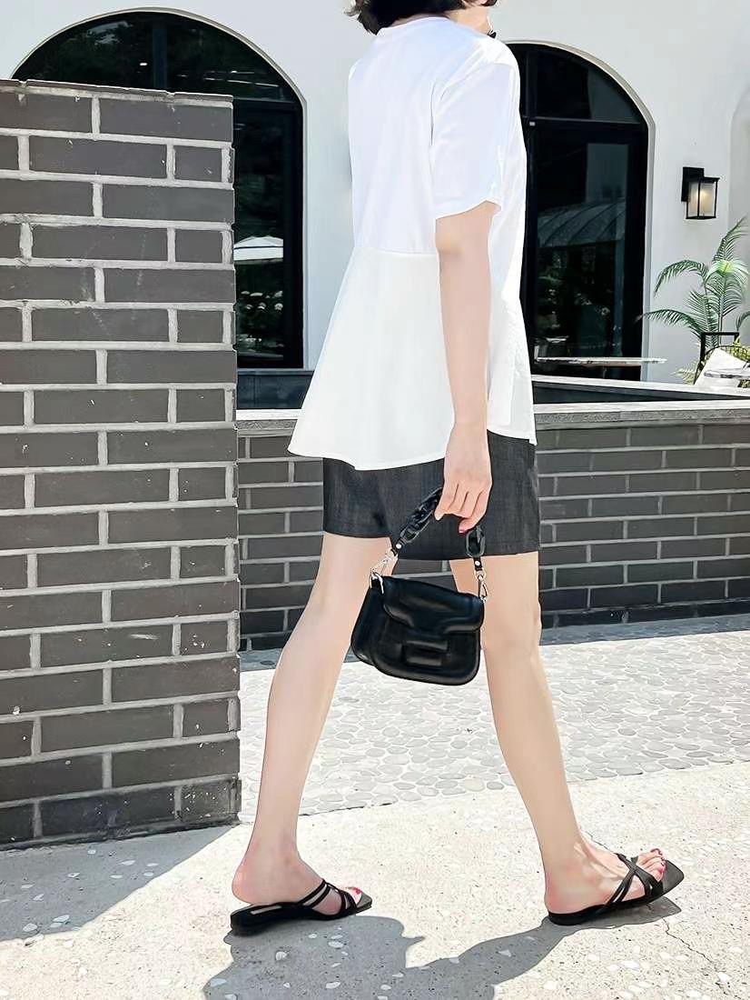 OBLANC韓國直郵㊣東大門實拍女裝新款熱賣人氣25春夏時尚T恤OBLANCT恤