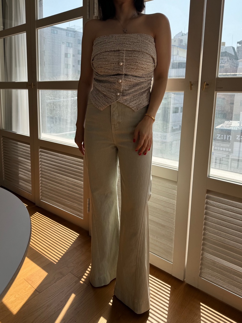 RIAH韓國直郵㊣女裝新款時尚25春夏休閑熱賣推薦牛仔褲打折RIAH牛仔褲