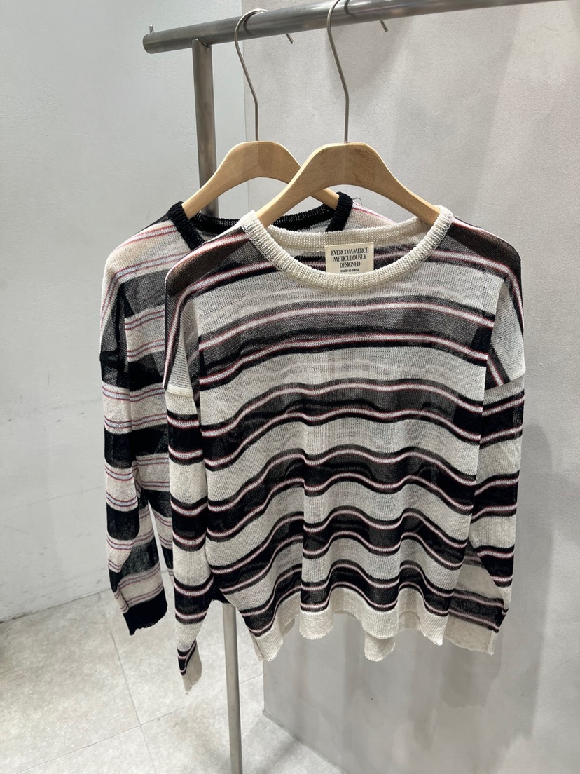 EVERCOMMERCE METICULOUSLY DESIGNED直郵韓國代購㊣女裝新品25春夏針織衫EVERCOMMERCE METICULOUSLY DESIGNED針織衫