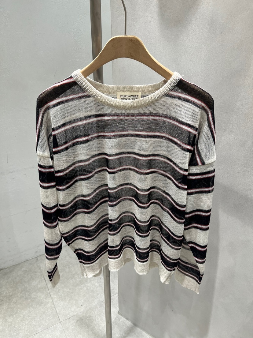 EVERCOMMERCE METICULOUSLY DESIGNED直郵韓國代購㊣女裝新品25春夏針織衫EVERCOMMERCE METICULOUSLY DESIGNED針織衫圖色3