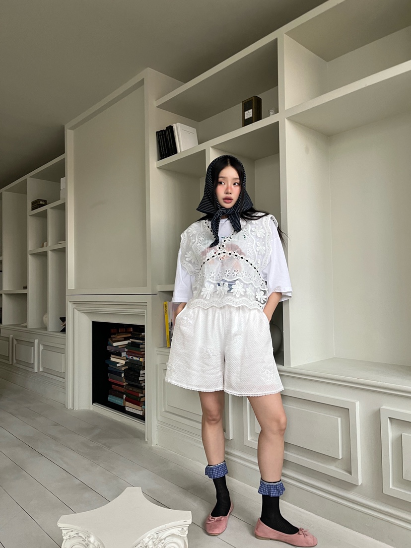MAISONDEGLORY韓國直郵㊣女裝新款時尚吊帶背心不含內搭蕾絲MAISON DE GLORY吊帶/背心