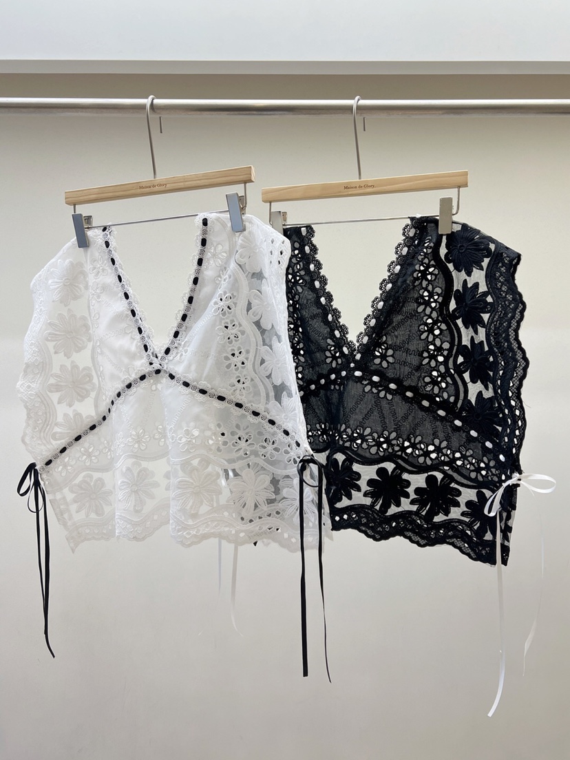 MAISONDEGLORY韓國直郵㊣女裝新款時尚吊帶背心不含內搭蕾絲MAISON DE GLORY吊帶/背心