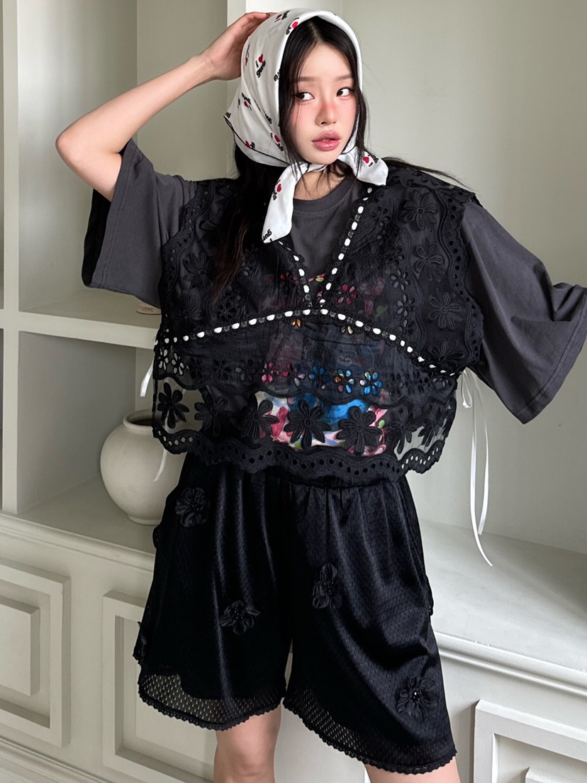 MAISONDEGLORY韓國直郵㊣女裝新款時尚吊帶背心不含內搭蕾絲MAISON DE GLORY吊帶/背心