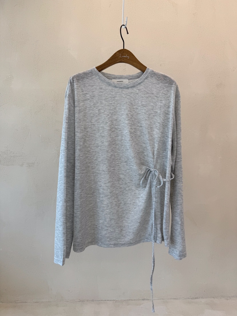 LAUNDRY韓國直郵㊣女裝新款人氣推薦熱賣25春夏時尚長袖T恤LAUNDRY長袖T恤圖色2
