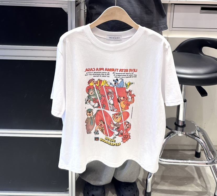 CRACKERS韓國㊣直郵東大門代購女裝新品人氣25春夏推薦休閑T恤CRACKERST恤