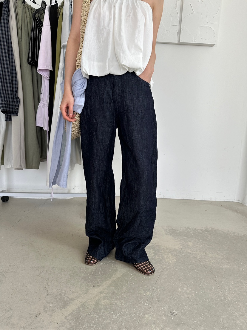 UNBOUND直郵韓國代購㊣女裝新品25春夏時尚推薦人氣熱賣牛仔褲UNBOUND牛仔褲