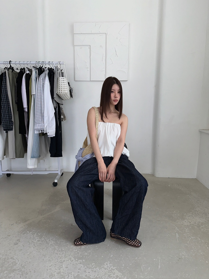 UNBOUND直郵韓國代購㊣女裝新品25春夏時尚推薦人氣熱賣牛仔褲UNBOUND牛仔褲