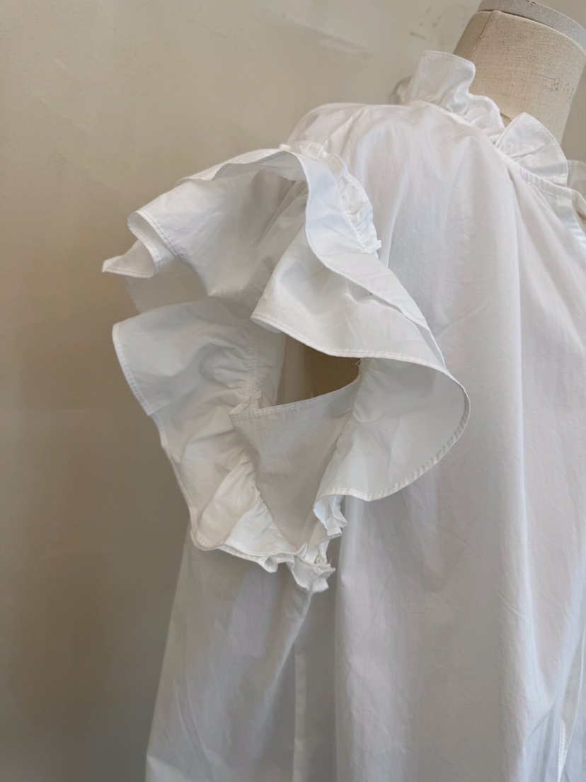 LAUNDRY韓國直郵㊣女裝新品人氣時尚熱賣推薦襯衫蕾絲衫荷葉邊LAUNDRY襯衫/蕾絲衫