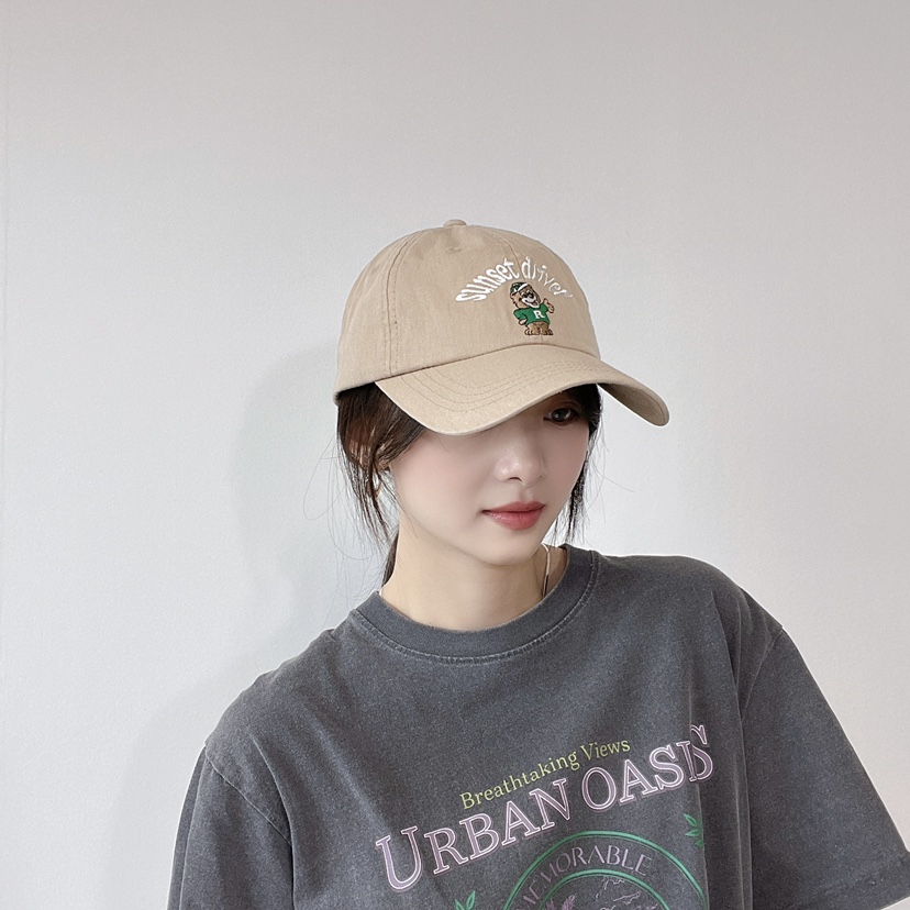 LOVELY HAT韓國直郵㊣東大門實拍女裝新品推薦熱賣休閑帽子LOVELY HAT帽子圖色2