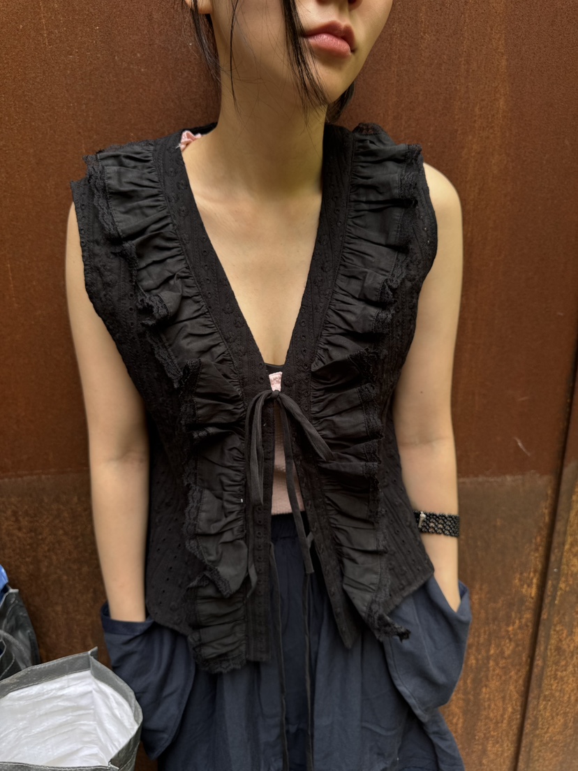 FRANC—L韓國直郵㊣女裝新品時尚25春夏人氣推薦馬甲不含內搭FRANC馬甲
