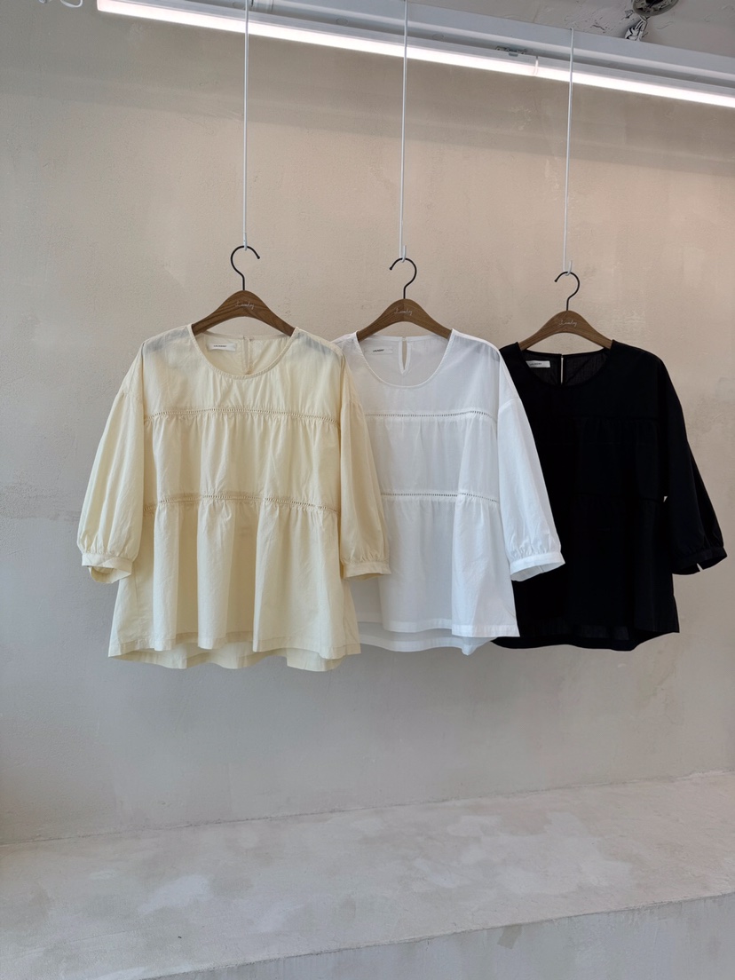 LAUNDRY韓國㊣直郵東大門代購女裝新品推薦時尚休閑襯衫蕾絲衫LAUNDRY襯衫/蕾絲衫