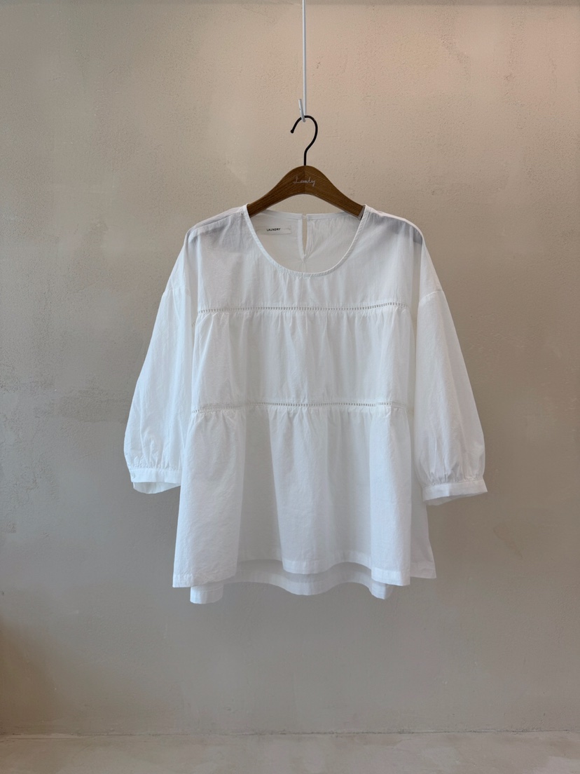 LAUNDRY韓國㊣直郵東大門代購女裝新品推薦時尚休閑襯衫蕾絲衫LAUNDRY襯衫/蕾絲衫