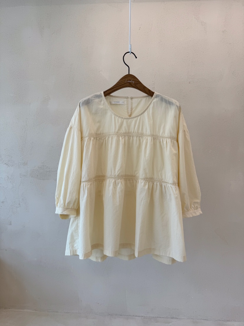 LAUNDRY韓國㊣直郵東大門代購女裝新品推薦時尚休閑襯衫蕾絲衫LAUNDRY襯衫/蕾絲衫圖色2