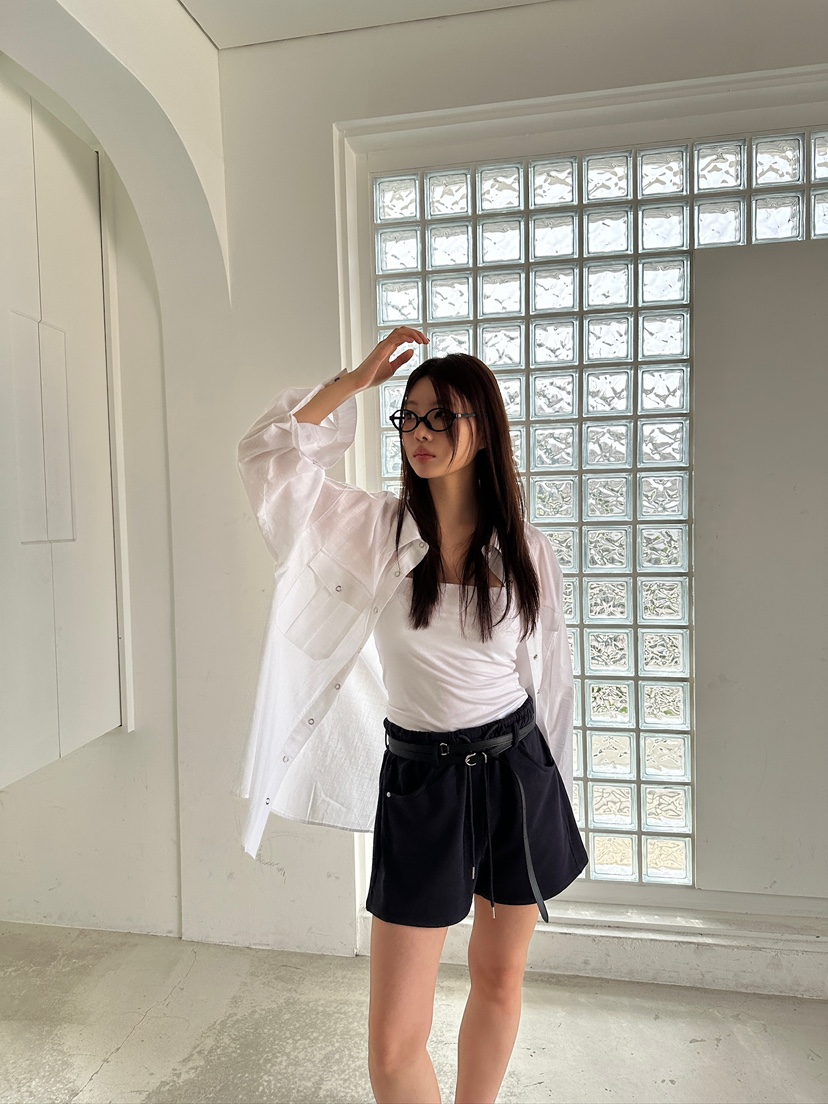 UNBOUND直郵韓國代購㊣女裝新品休閑推薦25春夏熱賣襯衫蕾絲衫UNBOUND襯衫/蕾絲衫