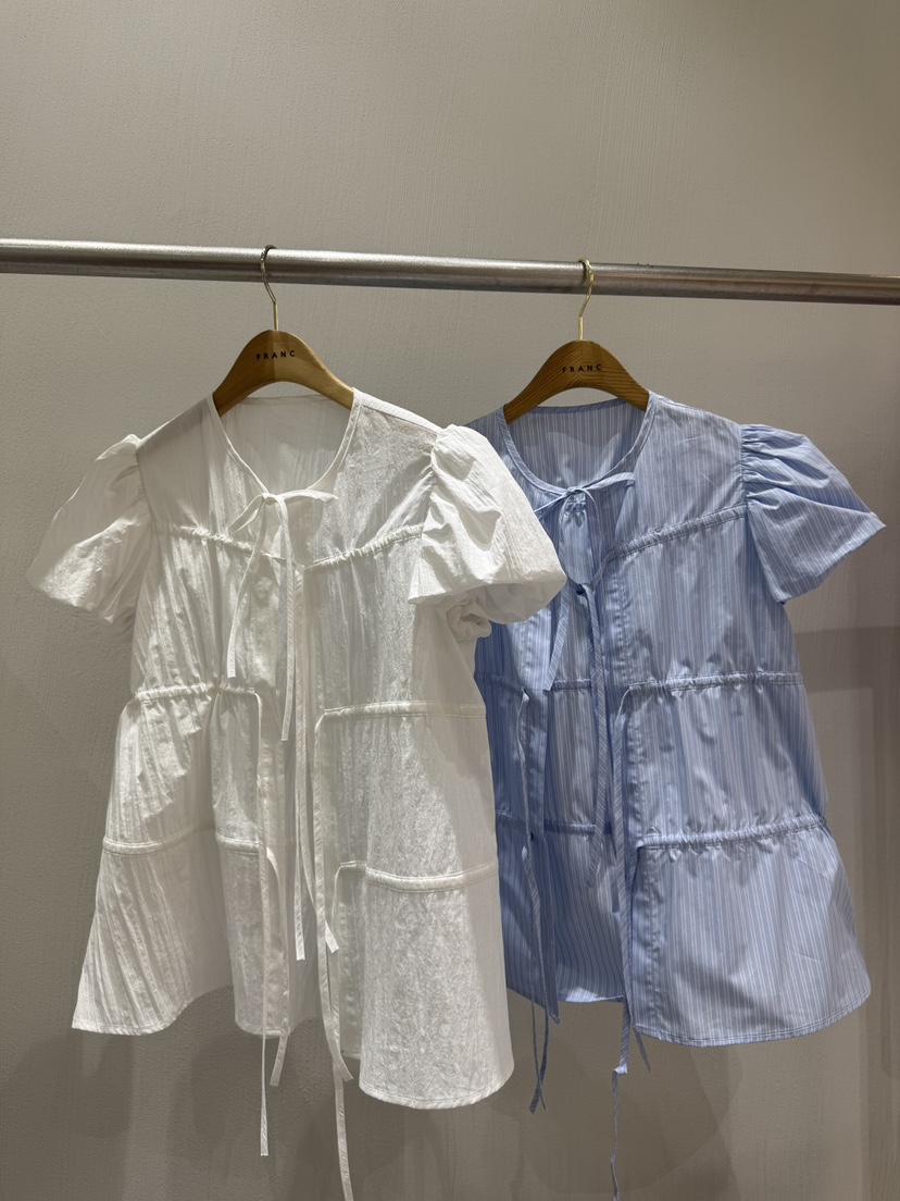 FRANC—L韓國直郵㊣東大門實拍女裝新品25春夏襯衫蕾絲衫不含內搭FRANC襯衫/蕾絲衫