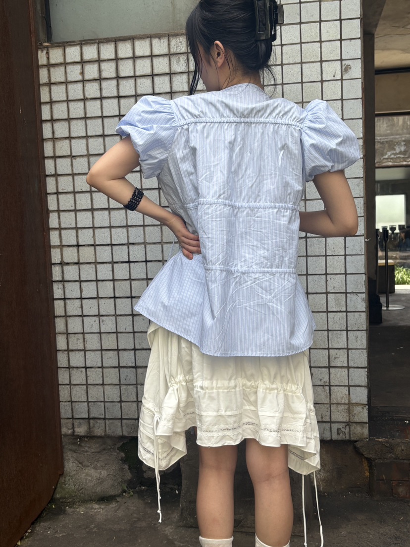 FRANC—L韓國直郵㊣東大門實拍女裝新品25春夏襯衫蕾絲衫不含內搭FRANC襯衫/蕾絲衫